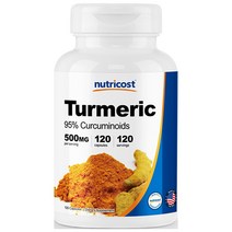 뉴트리코스트 강황 500mg 캡슐 120캡슐 1서빙 500mg 120회분 Turmeric Capsules [120 CAPS]