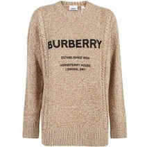[명품]버버리 BURBERRY Horseferry Cable Oversized Knit 8042432 호스페리 프린트 니트 D 8042432