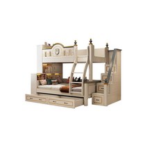 수납 벙커침대 DIY 초등 성인 2층 옷장 침대 미끄럼틀, 캐비닛 (침대 제외) 1500mm900mm