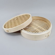 25143-대나무찜기세트 Ø100~7종택1 딤섬찜기 만두채반, Ø130xH45, 1개