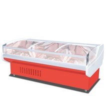 캐비닛 냉장고 냉동고 하부 치락 평대 유리침대 슈퍼, 2.0m 곡선 유리 김서림 방지