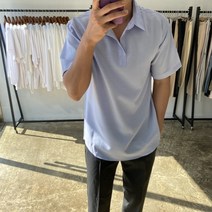 반오픈셔츠 남성여름와이셔츠 무지반팔