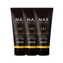 아쿠아쿨 맥스 리커버리 발열크림 80ml / 웜업 슬리밍, 3개, 1개
