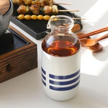 사케데우기 일본주 돗쿠리 유리병 사케병 니혼슈 전통주 홈술 독구리 청주 일본술 도꾸리 도쿠리 술병, 주(한자)