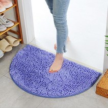 러그 거실 카페트 인테리어40x60cm 부드러운 카펫 미끄럼 방지 욕실 깔개 바닥 문 매트 먼지 장벽 반원 쿠
