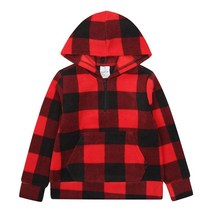 꼬망스 키즈 플리스 후드 티셔츠 RE