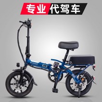 출퇴근자전거 경량 휴대용 접이식 리튬 배터리 전기 자전거, Black - 48V25Ah+4825