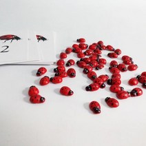 몬테소리 수학 장난감 골든 비즈 교육 계산 학습 자료 보조 L2361H, Ladybug