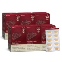 바른 밀크씨슬 6박스 (800mg x 30정), 단품, 단품