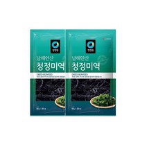 청정원 엄마손맛 맞벌이 우리가족 남해안산 청정 미역 50g(20인분) x2개 국민국 아기국 산모 자취 집밥 간편식 오이냉국 무침 생일 산모 출산 미소장국, 3세트
