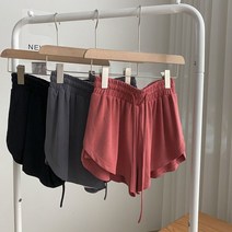 JUSTFEELING 150kg까지! 여름 허리밴딩 숏 여자 집에서입는 돌핀 팬츠