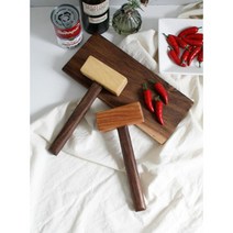 요린이 마늘생강 찧고밯기 요리용나무망치 탕탕이 다짐기 실용적 고기연육