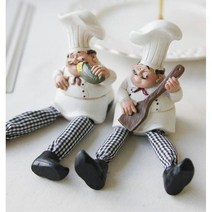 귀여운 뚱보 요리사 테이블 선반 인형 주방인테리어