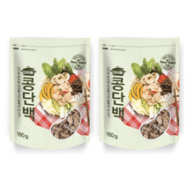 고기와 유사한 식감을 가진 밭에서 난 고기 요리용 콩단백 180g 2봉