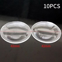 VR풀트래커 VR 안경 트래커 10pcs 투명 vr 양면 볼록 렌즈 hd 비구면 초점, 42mm