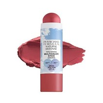 Physicians Formula Natural Defense 블러쉬 스틱 메이크업 SPF 20 Natural Rose 뺨 눈 입술용 | 피부과 전문의 테스트 임상 테스트, 천연장미