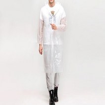 공유라이프 성인용 일회용우비 우의 50P, 화이트