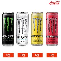 몬스터에너지 그린 울트라 시트라 펀치 355ml 4종 24캔 세트, 상세페이지 참조, 상세페이지 참조, 상세페이지 참조