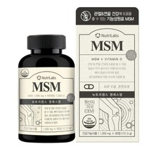 고르구매샵 뉴트리랩스 뼈건강 디메틸설폰 MSM 1 350mg 90정, 1개