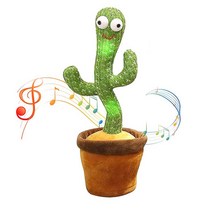 토이즈데이 춤추는 선인장 인형 말하는 소리나는 움직이는 마라카스 기타 인테리어 녹음인형, 오리지널 선인장