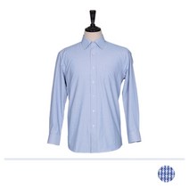 모던브릭 스카이 블루 면 베이직 셔츠