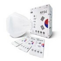 퓨어리퍼블릭 KF94 황사 방역용 국산 개별포장 마스크 화이트 대형, 80매