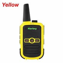 위키토키 무전기무전기 전문 미니 컬러 초박형 초소형 USB 직접 충전, 03 Yellow, 03 Yellow