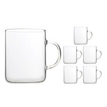 MAKA 내열유리 머그컵 M05 300ml, 18개입