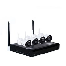 아이비젼 무선 CCTV 자가설치 세트 4채널 녹화기 4개 카메라 1T HDD 기본포함, 2TB