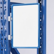 달자샵 5+5 물류창고 적재 앵글선반 표시판 자석고정 다용도 이름표 안내판, A4레드, 5Pcs+5Pcs