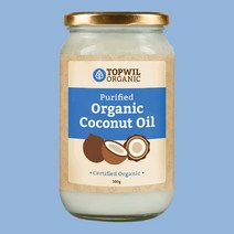 탑윌 유기농 정제 코코넛오일 300g 오일풀링 MCT오일 저탄고지 키토제닉, 정제300g X 2병