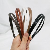 얇은머리띠 인조 가죽머리띠 헤어밴드 여자머리띠 5칼라