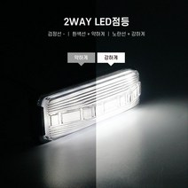 2way LED 하얀색 사이드램프 차폭등 깜빡이 후진 덤프트럭 레미콘 화물차
