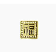 (새로)금박사각복 스티커 / 15장(900개) / 15 x 15mm