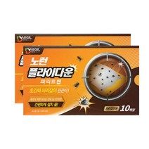 후리다운 노런 플라이다운 파리끈끈이 트랩 10매입, 2개