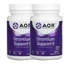 에이오알 AOR Strontium Support II 스트론튬 서포트 II 120캡슐, 2팩