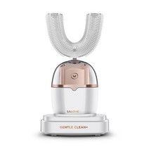 eyimtech 전동칫솔 U자형칫솔 UV 방수 U자칫솔, 화이트, 화이트