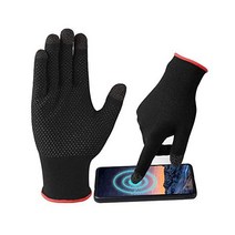 ZEPOHCK Game Gloves 땀방지 통기성 있는 터치 Finger 게이밍 Glove for Highly Sensitive Nano-실버 Fiber Material 도트