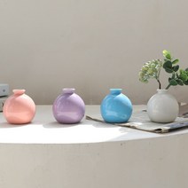 트로피칼 컬러 도자기 세라믹 미니꽃병 화병, 단품