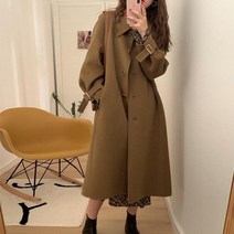 CC콜렉트 오버핏 산드로 요즘핫한 여성 롱패딩 코트