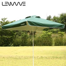 대형 2중 사각 파라솔/야외파라솔/행사파라솔, 그린