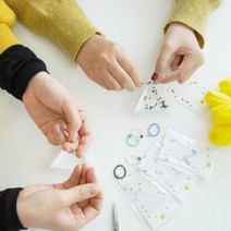체리 비즈 악세사리 DIY 키트 반지 만들기 세트 5종 [어폼 원석 비즈 반지 재료 우정 커플 링 집순이 취미 선물]
