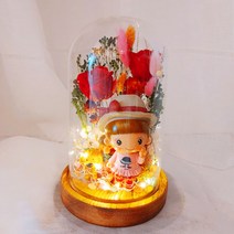 프리저브드 유리돔 led 유리돔 전국꽃배달 기념일축하꽃배달 향기나는 프리저브드 플라워 집들이 생일꽃 신혼부부 선물 프리저브드 생화 신혼집 인테리어, 타입(대)3