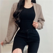 비위치 비위치 베이직 벌룬 볼레로 가디건 (9598248)