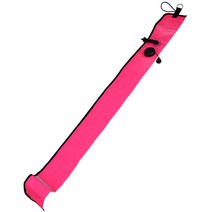 스노쿨링 스킨스쿠버스쿠버 다이빙 팽창식 SMB 표면 신호 마커 부표 가시성 플로트 튜브 소시지 레드 1m, 한개옵션0