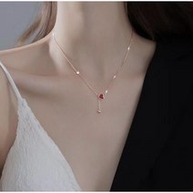 여자 체인 레이어드 심플 하트 목걸이 14K여성패션목걸이