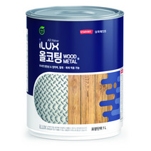 아이럭스 삼화페인트 올코팅 철재 목재 콘크리트 녹방지페인트 1L, 옐로우 1078F