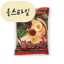 올스타일 후쿠오카 이치란 돈코츠 꼬불면 1개입 일본직송 봉지라면 라멘