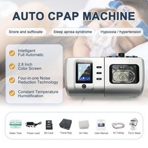 스마트 코골이 방지 양압기Resxoy-코골이 Cpap 기계 장치 가정용 자동 의료 지속 기도 양압 가격, 01 Full mask_01 EU 플러그