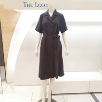 더아이잗뉴욕 더블 버튼 카라 자켓 원피스